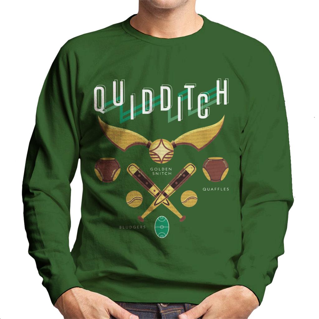 Harry Potter Quidditch Golden Snitch Quaffles Bludgers Men's Sweatshirt-ALL + EVERY