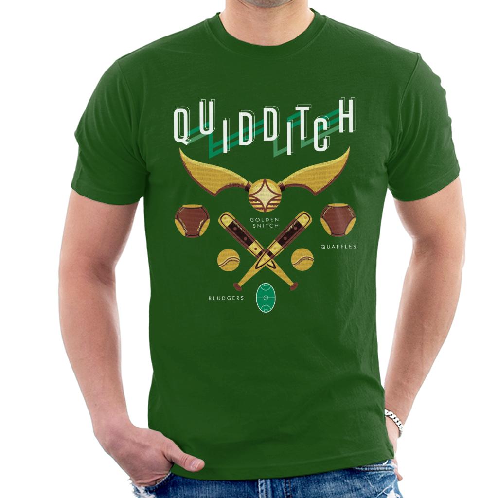 Harry Potter Quidditch Golden Snitch Quaffles Bludgers Men's T-Shirt-ALL + EVERY