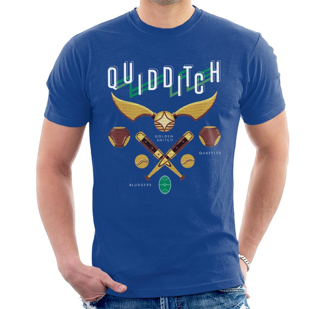 Harry Potter Quidditch Golden Snitch Quaffles Bludgers Men's T-Shirt-ALL + EVERY