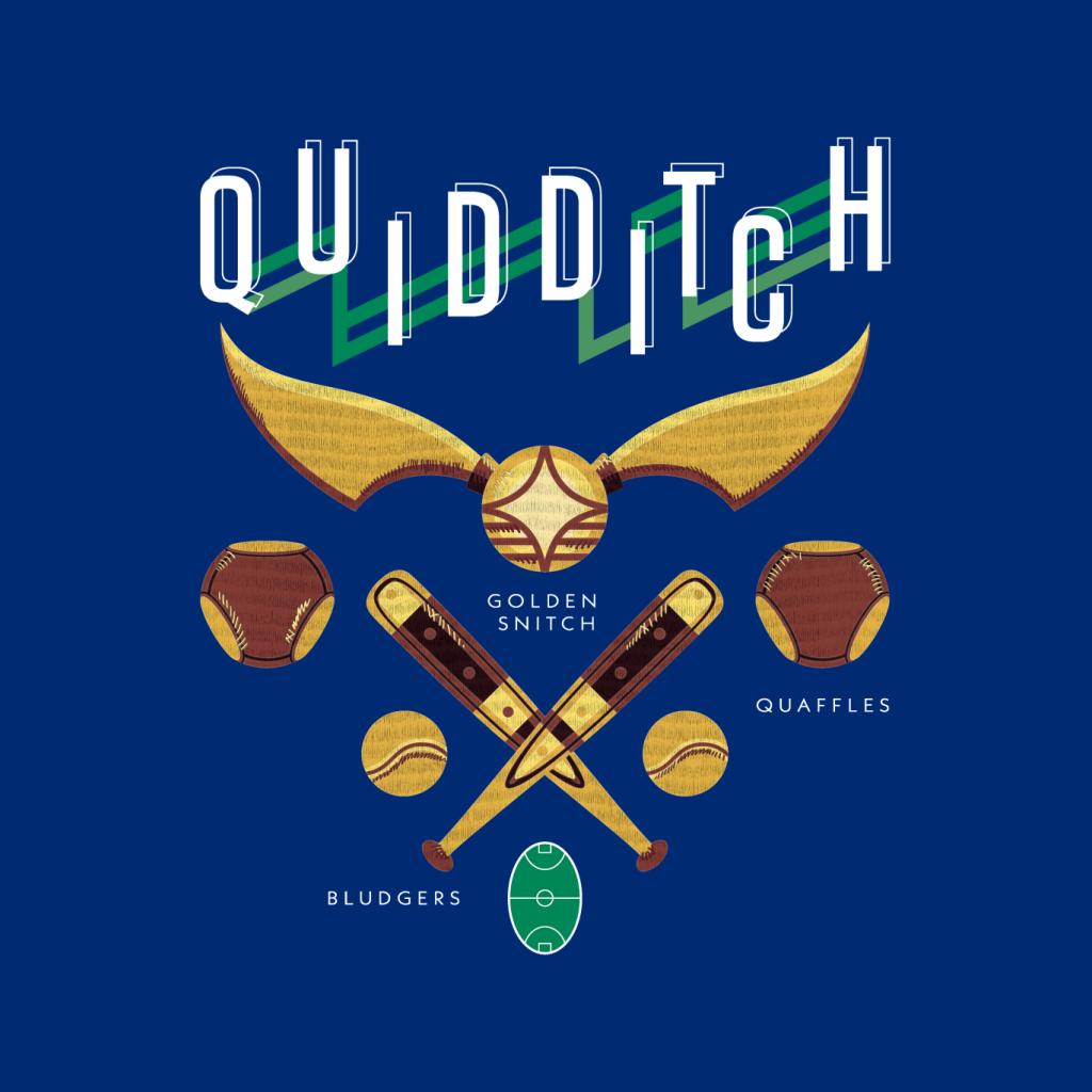 Harry Potter Quidditch Golden Snitch Quaffles Bludgers Men's Sweatshirt-ALL + EVERY