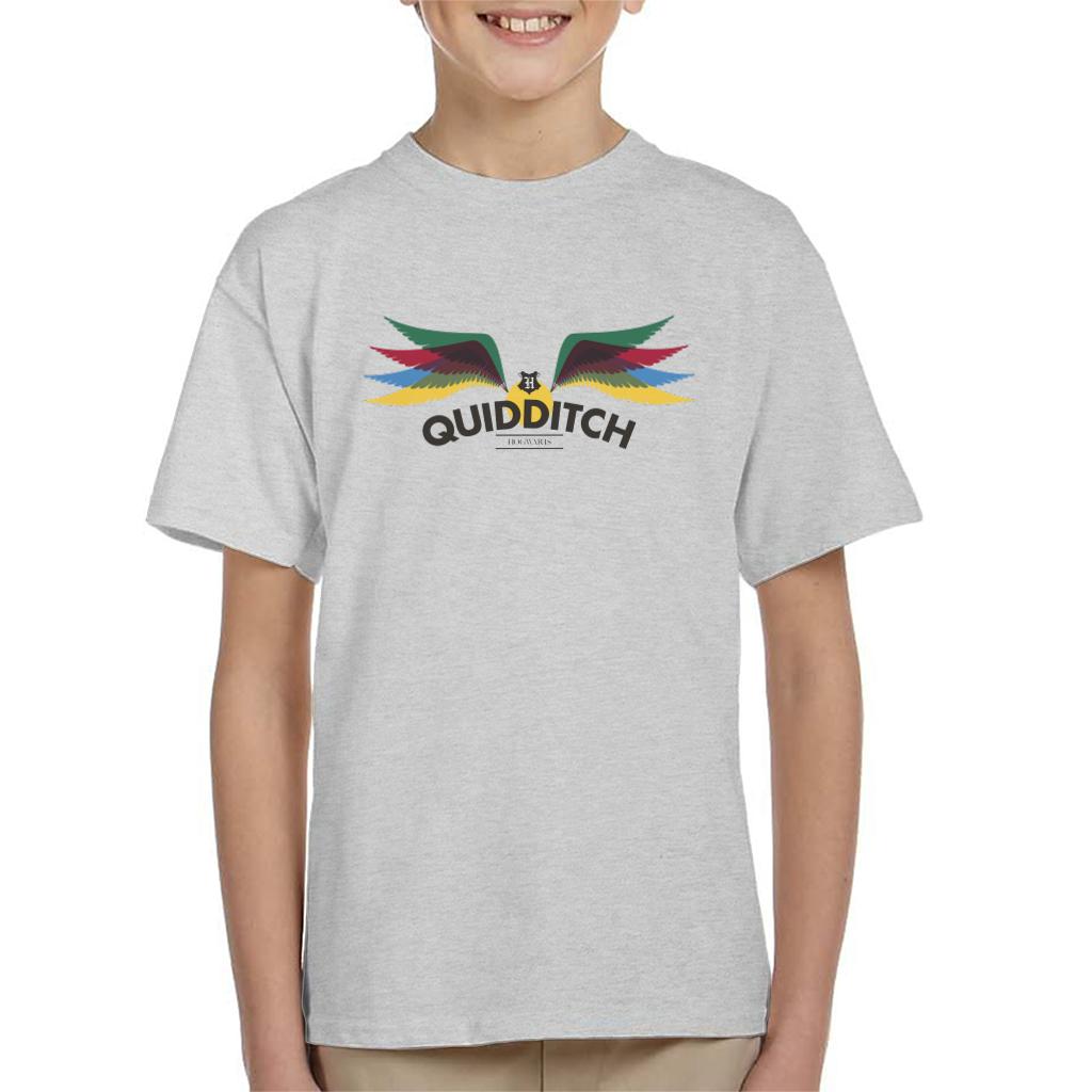 Harry Potter Hogwarts Quidditch Golden Snitch Rainbow Kid's T-Shirt-ALL + EVERY