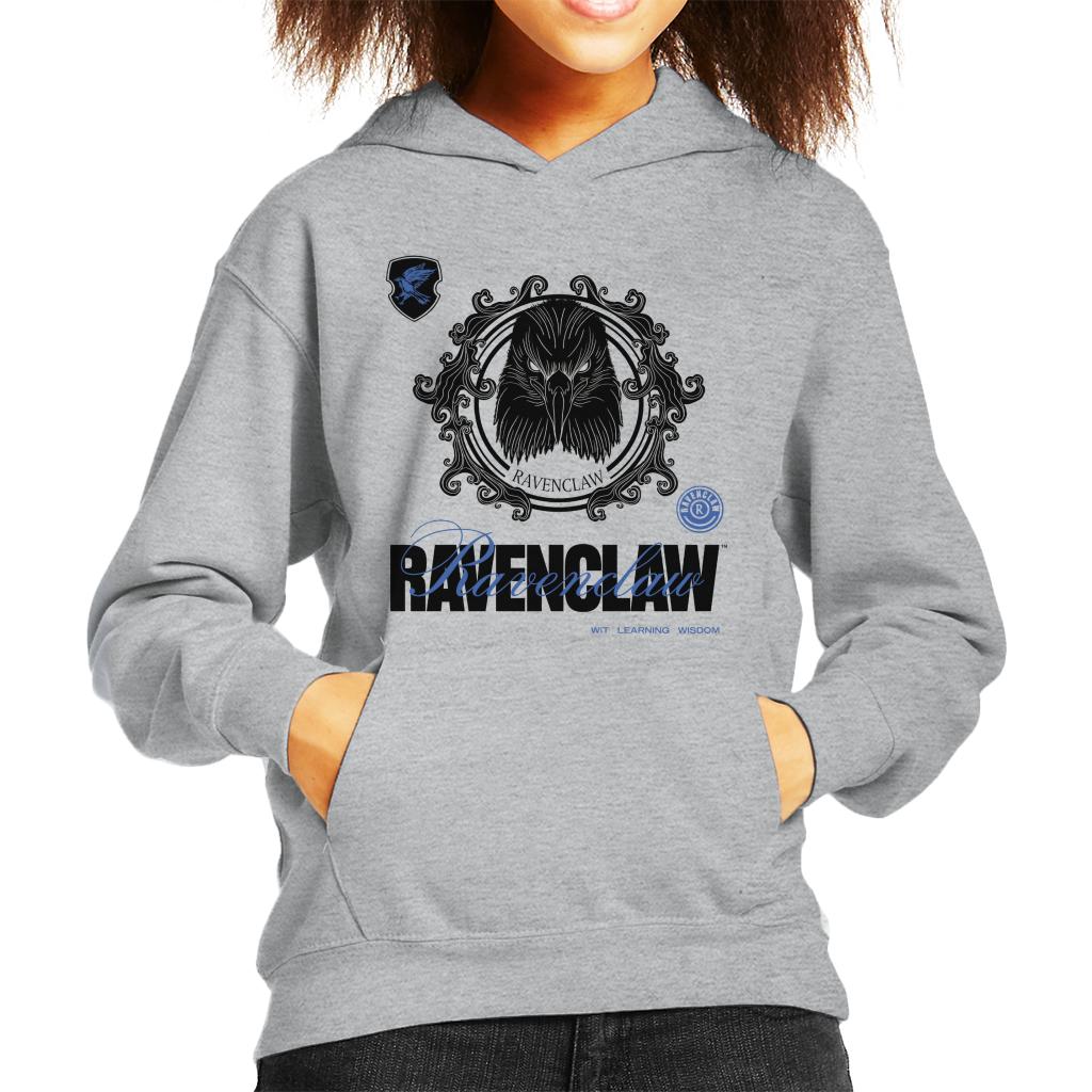 Harry Potter Ravenclaw Eagle Kid's Hooded Sweatshirt-ALL + EVERY