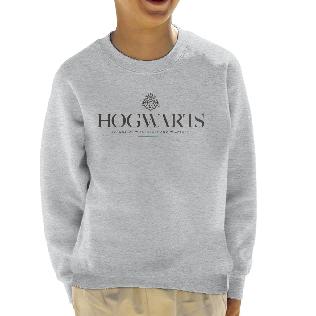 Harry Potter School Of Witchcraft And Wizardy Logo Kid's Sweatshirt-ALL + EVERY