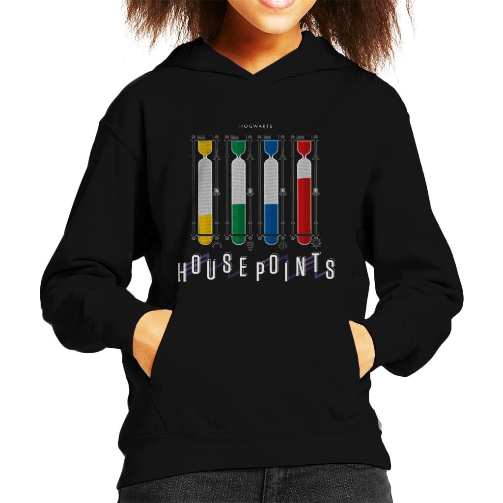 Harry Potter Hogwarts House Points Kid's Hooded Sweatshirt-ALL + EVERY