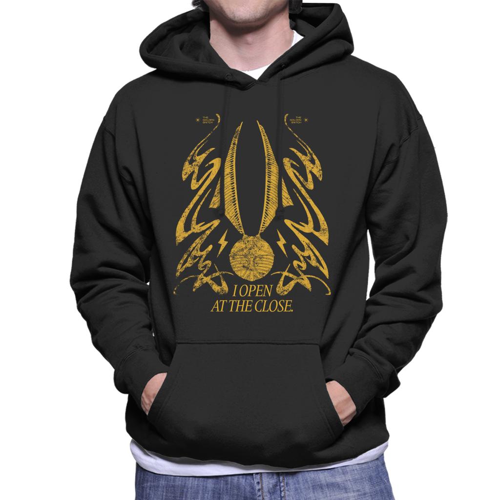 Harry Potter Golden Snitch I Open At The Close Men's Hooded Sweatshirt-ALL + EVERY