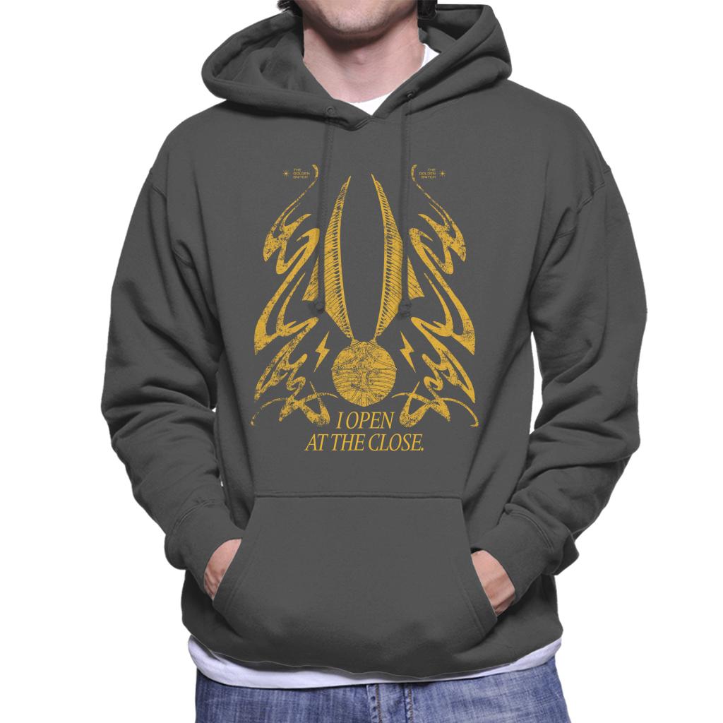 Harry Potter Golden Snitch I Open At The Close Men's Hooded Sweatshirt-ALL + EVERY