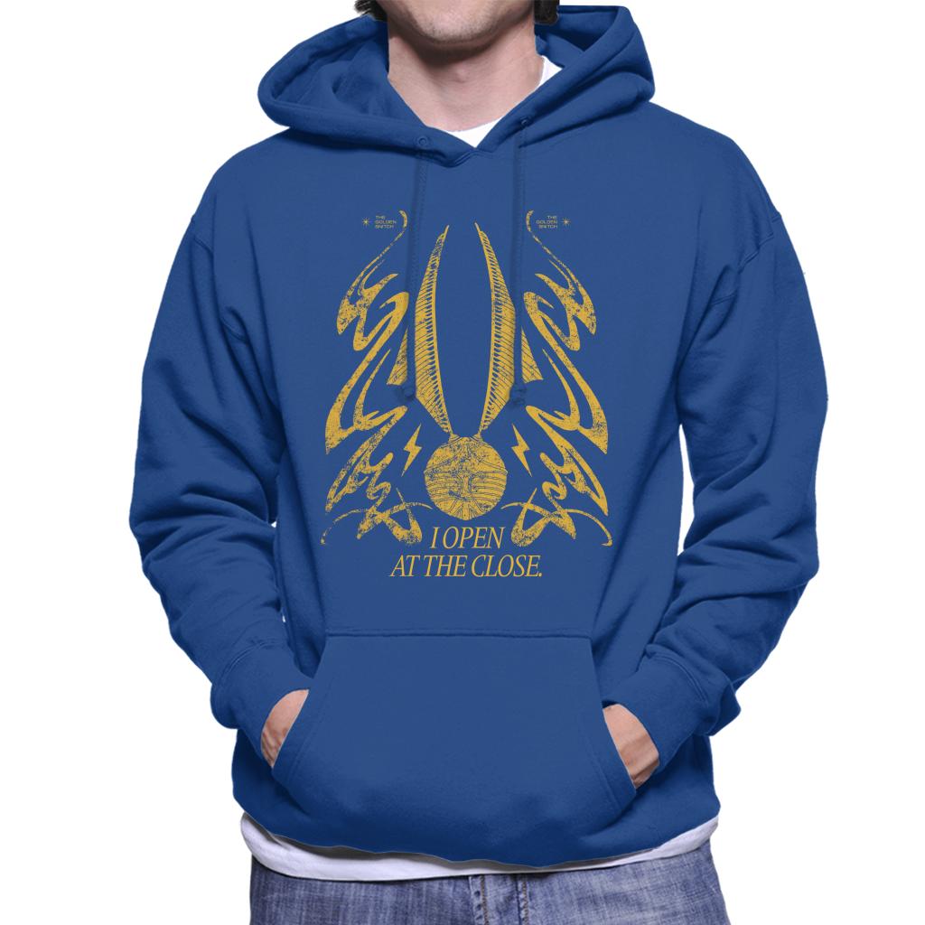 Harry Potter Golden Snitch I Open At The Close Men's Hooded Sweatshirt-ALL + EVERY