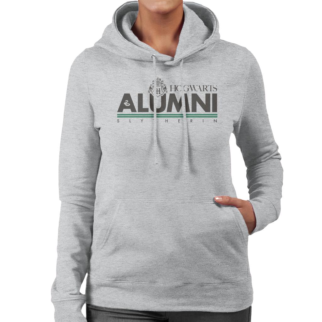 Harry Potter Hogwarts Alumni Slytherin Women's Hooded Sweatshirt-ALL + EVERY