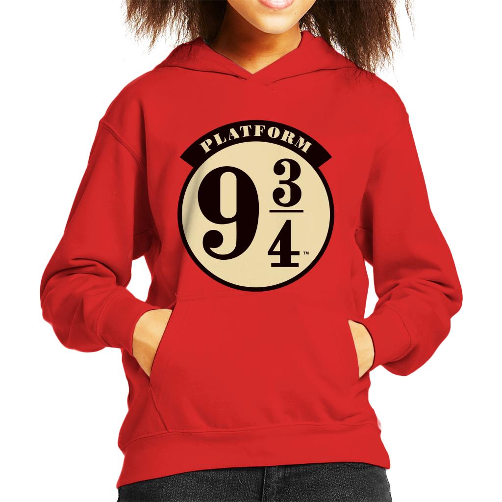 Harry Potter Platform Nine And Three Quarters Kid's Hooded Sweatshirt-ALL + EVERY