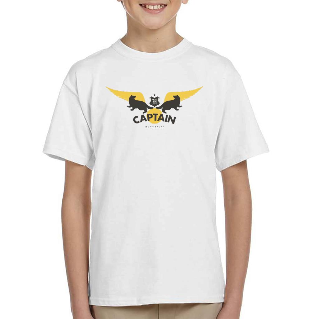 Harry Potter Golden Snitch Captain Hufflepuff Kid's T-Shirt-ALL + EVERY