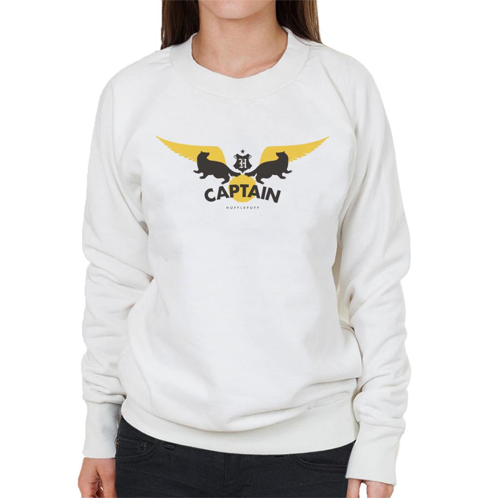 Harry Potter Golden Snitch Captain Hufflepuff Women's Sweatshirt-ALL + EVERY