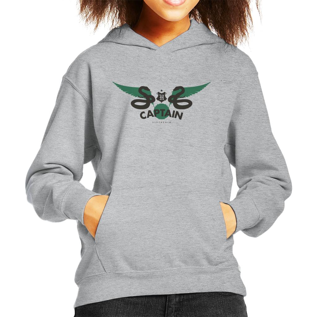 Harry Potter Golden Snitch Captain Slytherin Kid's Hooded Sweatshirt-ALL + EVERY