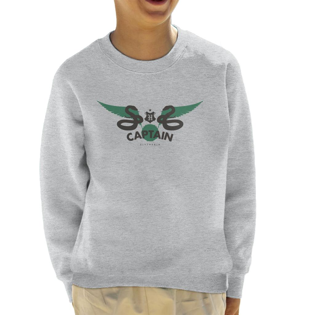 Harry Potter Golden Snitch Captain Slytherin Kid's Sweatshirt-ALL + EVERY