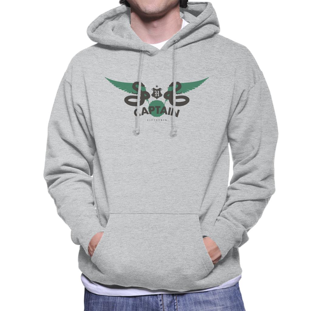 Harry Potter Golden Snitch Captain Slytherin Men's Hooded Sweatshirt-ALL + EVERY