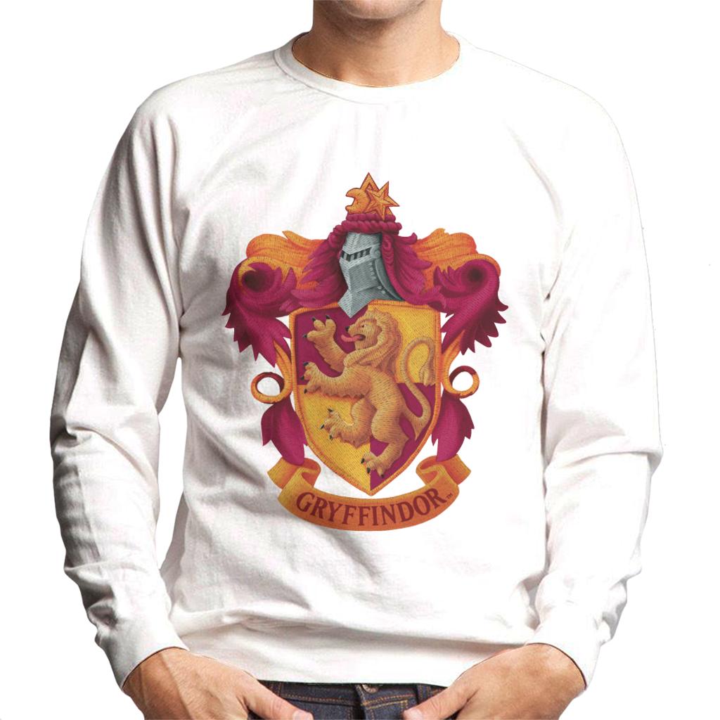 Harry Potter Gryffindor Lion Shield Men's Sweatshirt-ALL + EVERY