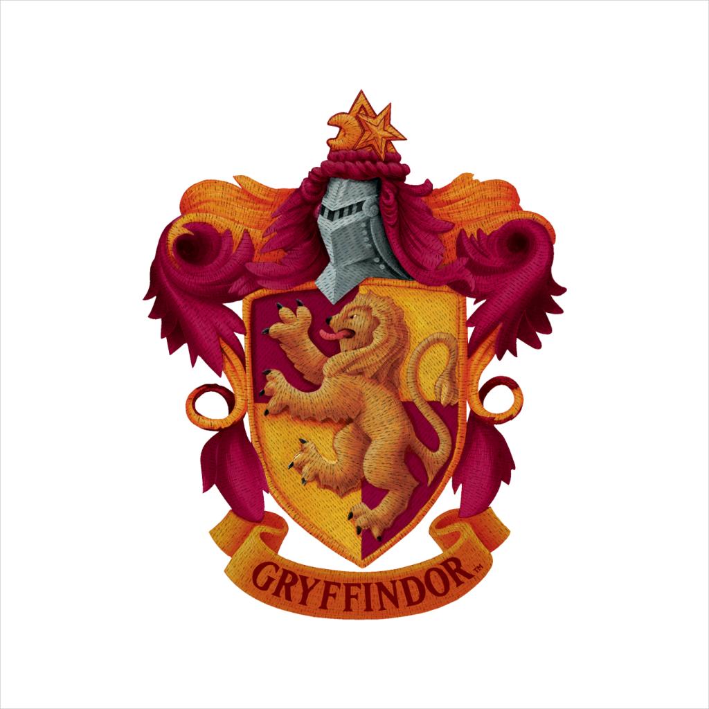 Harry Potter Gryffindor Lion Shield Men's T-Shirt-ALL + EVERY