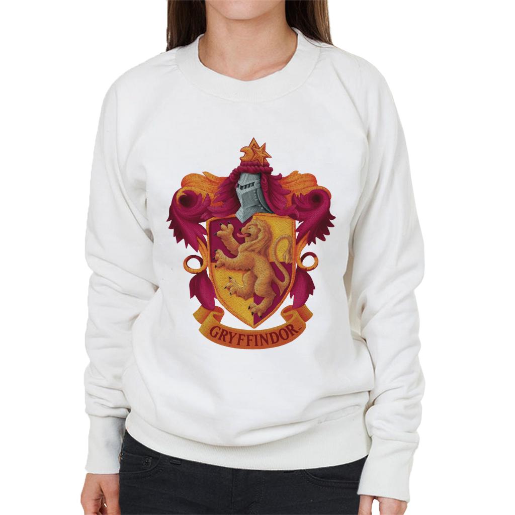 Harry Potter Gryffindor Lion Shield Women's Sweatshirt-ALL + EVERY