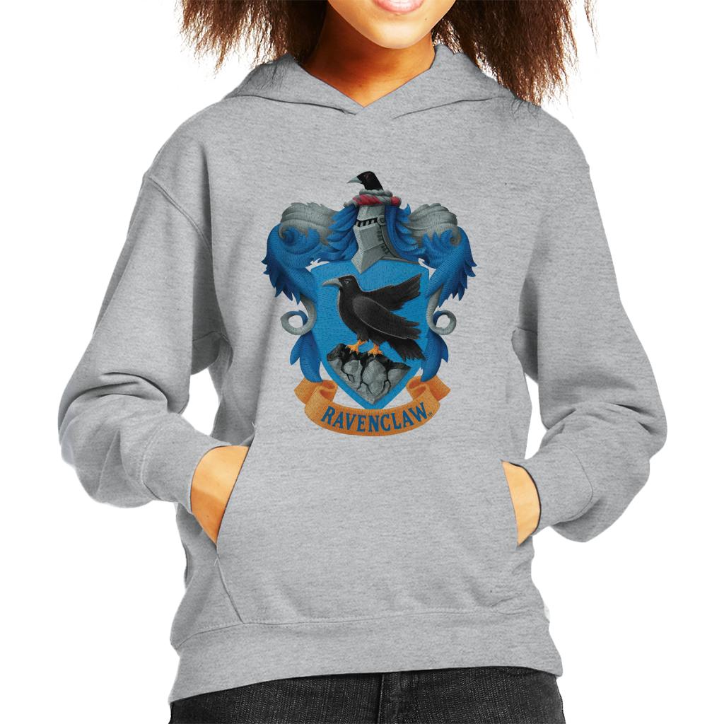 Harry Potter Ravenclaw Eagle Shield Kid's Hooded Sweatshirt-ALL + EVERY