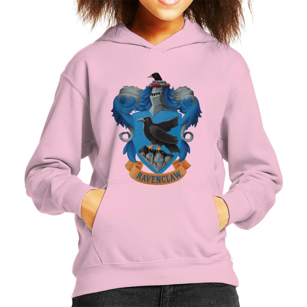 Harry Potter Ravenclaw Eagle Shield Kid's Hooded Sweatshirt-ALL + EVERY