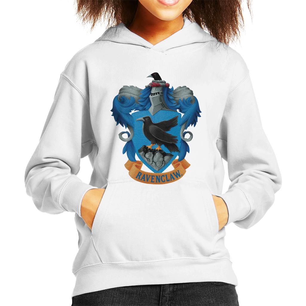 Harry Potter Ravenclaw Eagle Shield Kid's Hooded Sweatshirt-ALL + EVERY