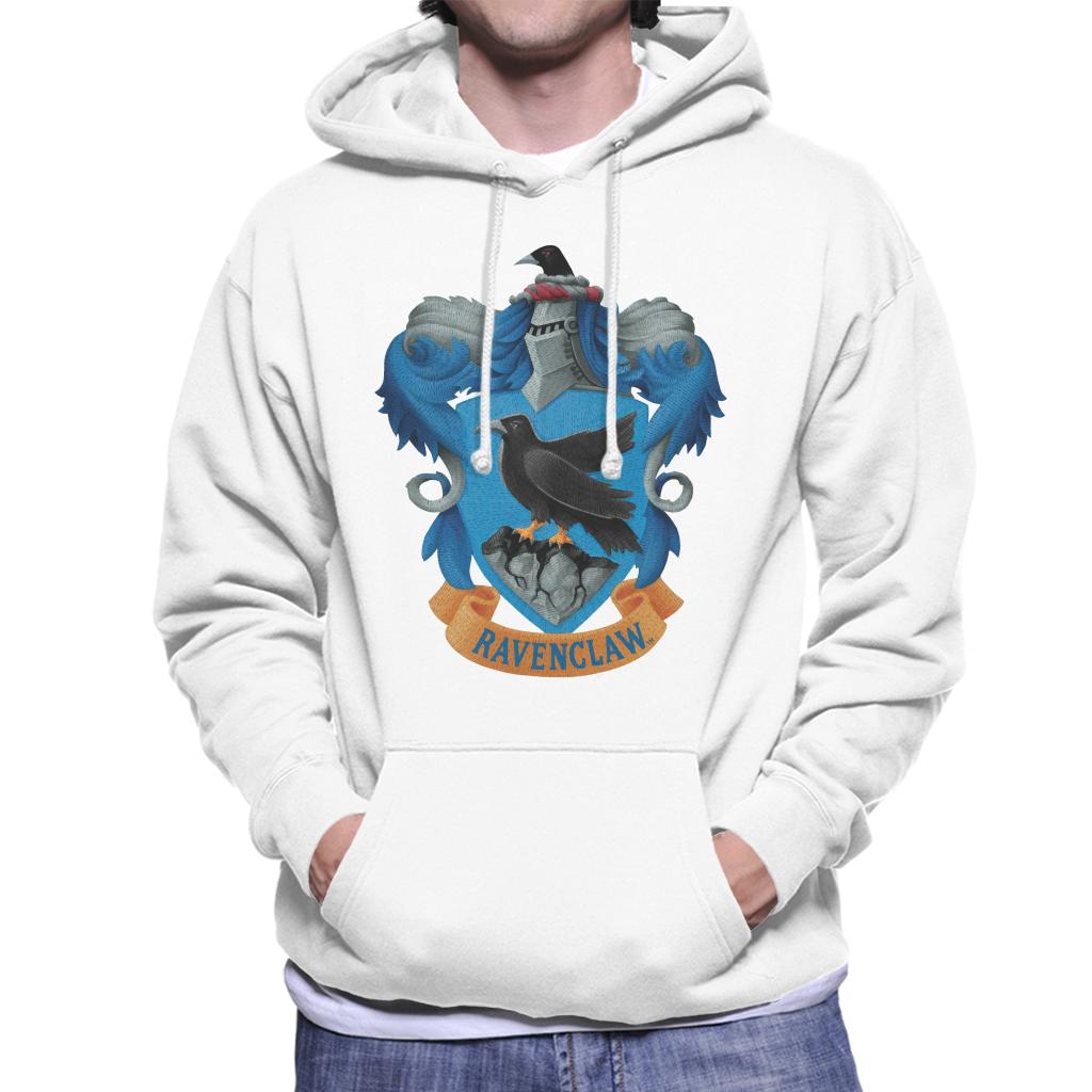 Harry Potter Ravenclaw Eagle Shield Men's Hooded Sweatshirt-ALL + EVERY