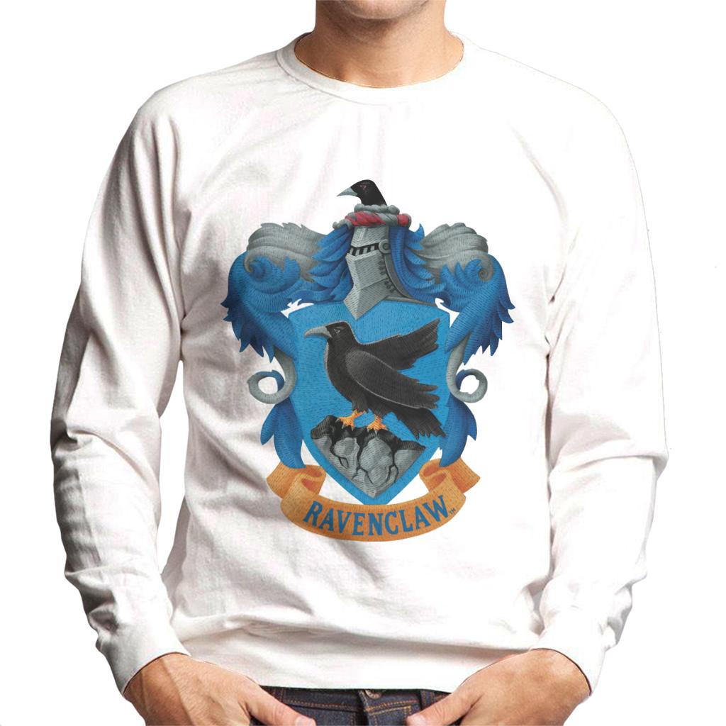 Harry Potter Ravenclaw Eagle Shield Men's Sweatshirt-ALL + EVERY