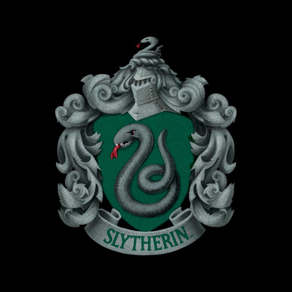 Harry Potter Slytherin Serpent Shield Men's T-Shirt-ALL + EVERY