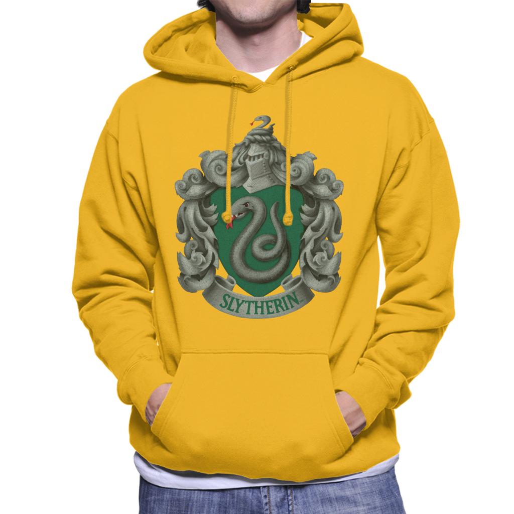 Harry Potter Slytherin Serpent Shield Men's Hooded Sweatshirt-ALL + EVERY