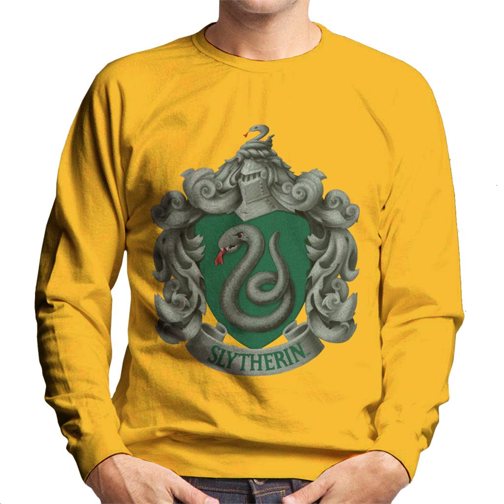 Harry Potter Slytherin Serpent Shield Men's Sweatshirt-ALL + EVERY