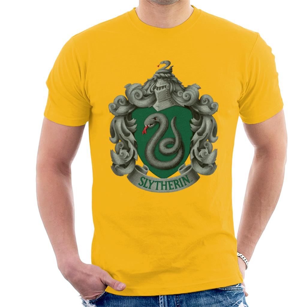 Harry Potter Slytherin Serpent Shield Men's T-Shirt-ALL + EVERY