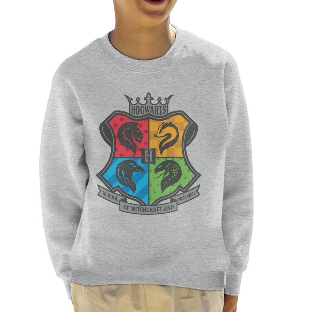 Harry Potter Hogwarts School Of Witchcraft And Wizardry Mascots Kid's Sweatshirt-ALL + EVERY