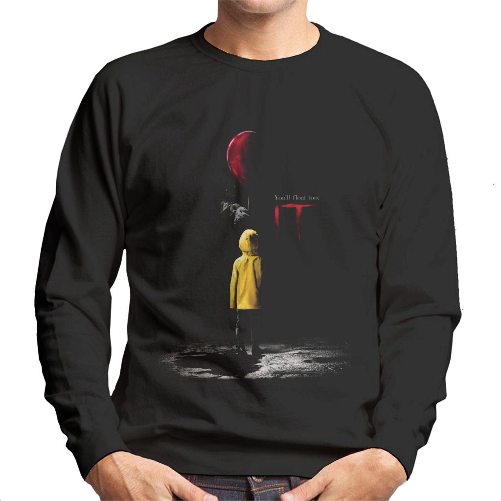 IT Halloween You Will Float Too Men's Sweatshirt-ALL + EVERY