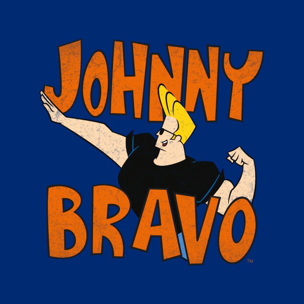 Johnny Bravo Side Pose Logo Kid's Sweatshirt-ALL + EVERY