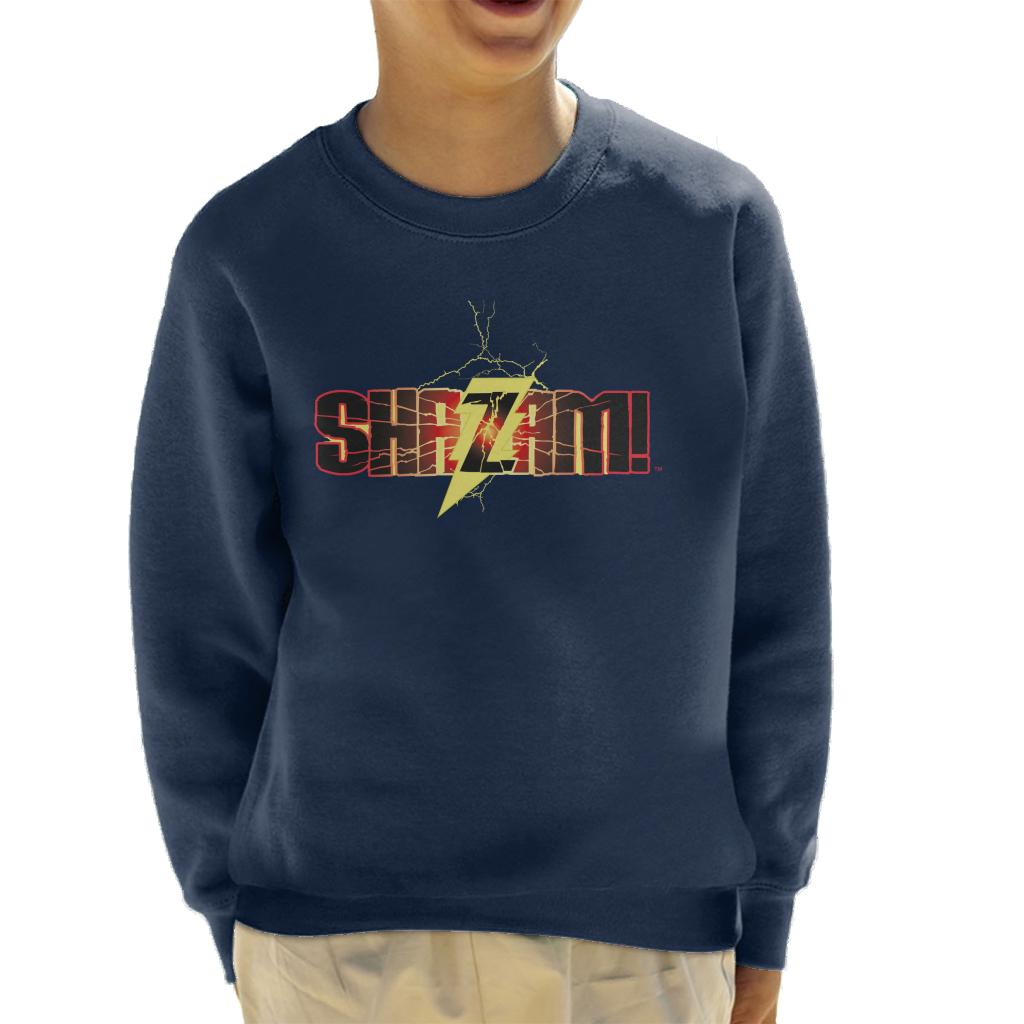 Justice League Shazam Logo Kid's Sweatshirt-ALL + EVERY