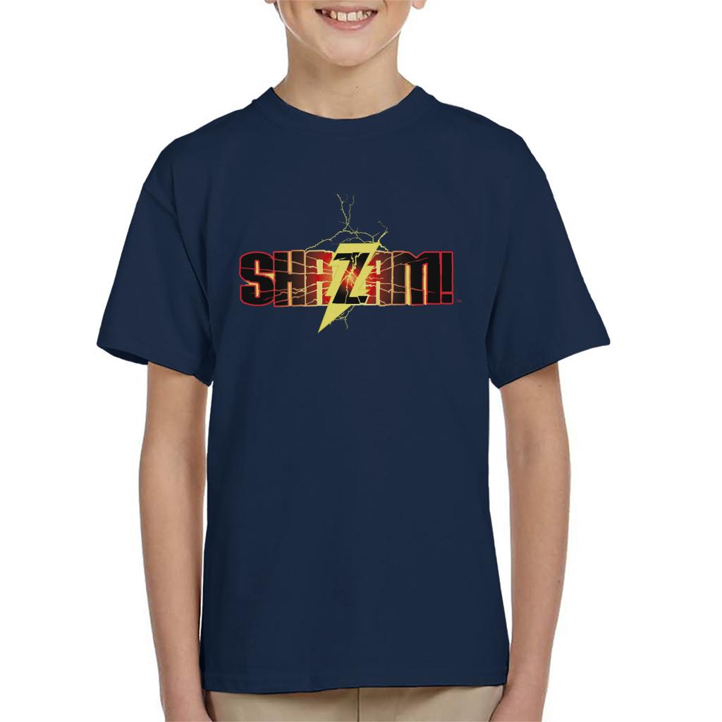 Justice League Shazam Logo Kid's T-Shirt-ALL + EVERY