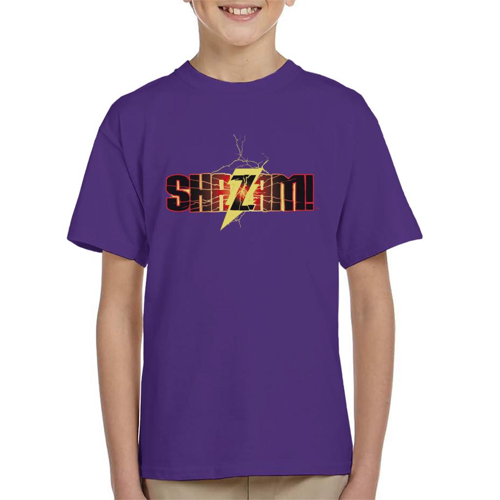 Justice League Shazam Logo Kid's T-Shirt-ALL + EVERY