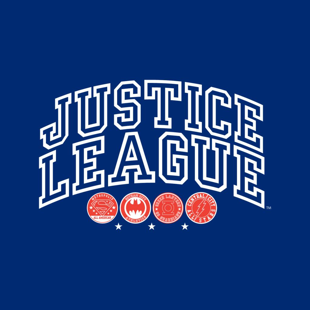 Justice League Character Logos Men's T-Shirt-ALL + EVERY