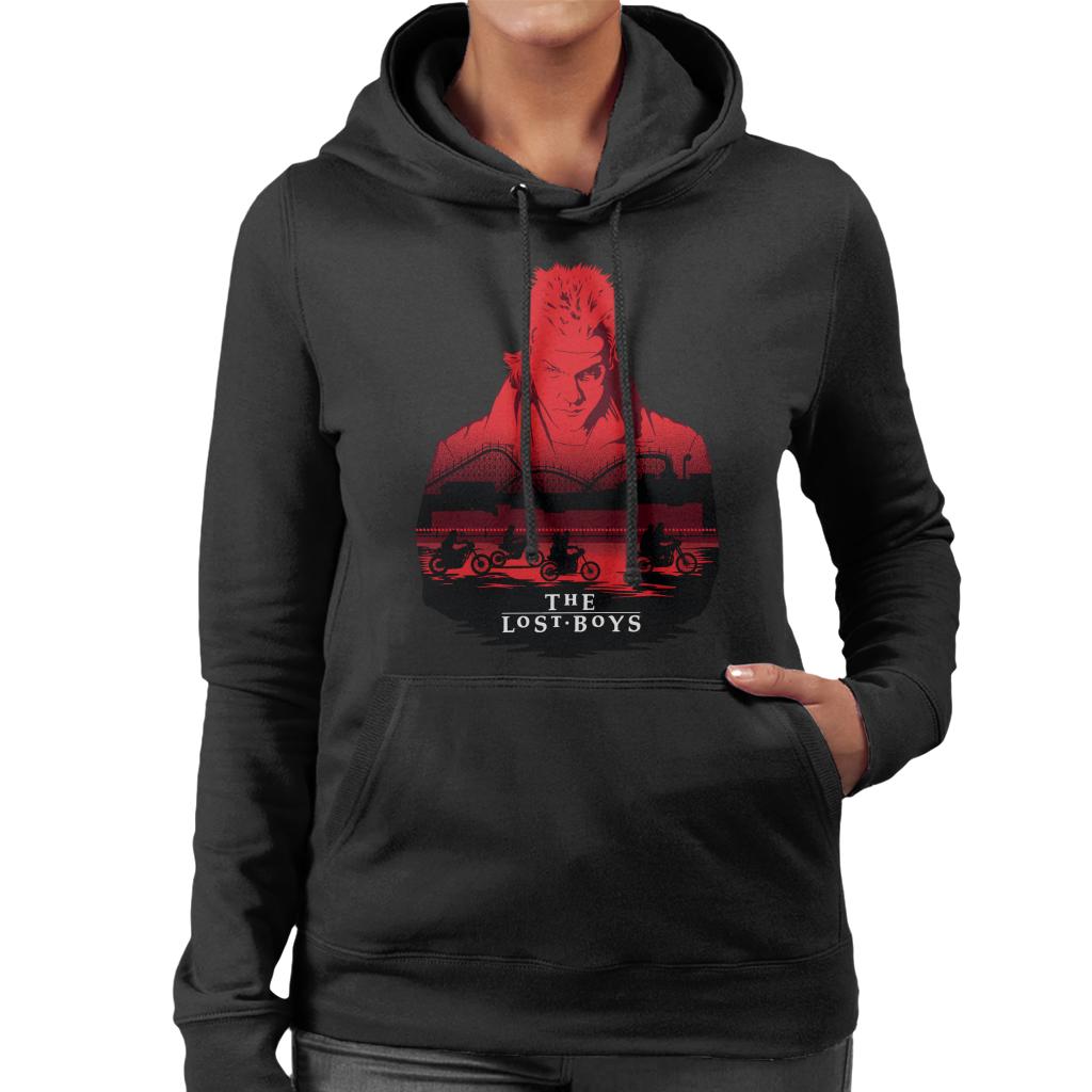 The Lost Boys David Women's Hooded Sweatshirt-ALL + EVERY