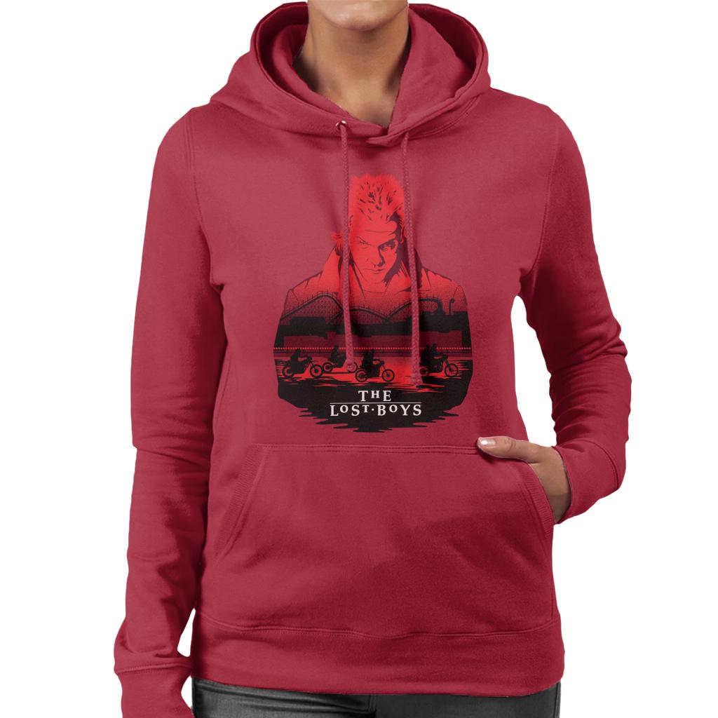 The Lost Boys David Women's Hooded Sweatshirt-ALL + EVERY