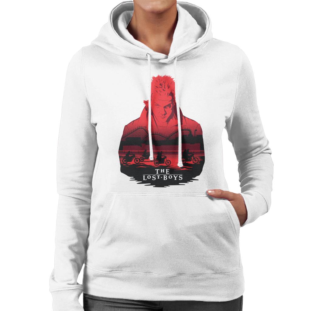 The Lost Boys David Women's Hooded Sweatshirt-ALL + EVERY