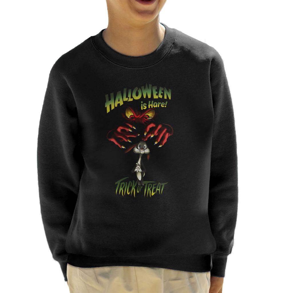 Looney Tunes Halloween Is Here Bugs Bunny Kid's Sweatshirt-ALL + EVERY