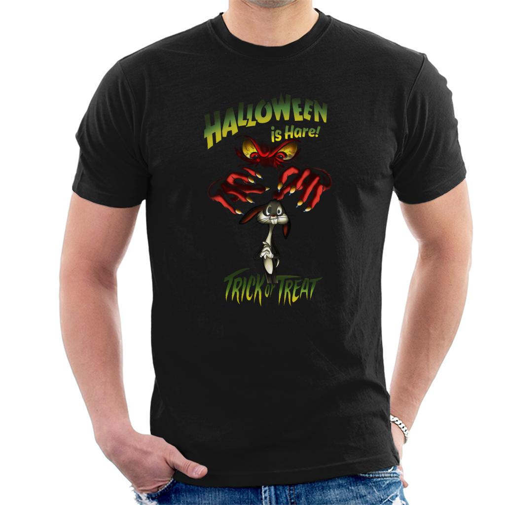 Looney Tunes Halloween Is Here Bugs Bunny Men's T-Shirt-ALL + EVERY