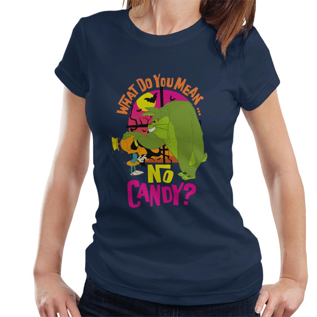 Looney Tunes Halloween What Do You Mean No Candy Women's T-Shirt-ALL + EVERY