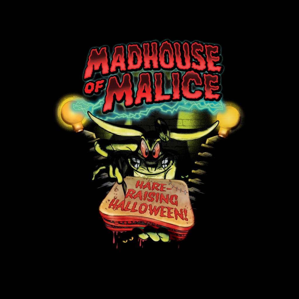 Looney Tunes Halloween Madhouse Of Malice Men's T-Shirt-ALL + EVERY