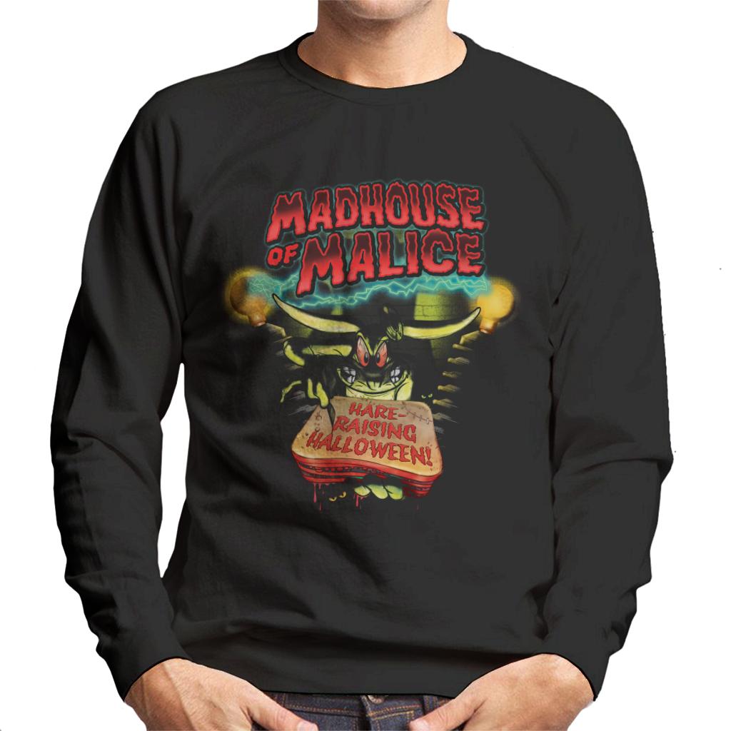 Looney Tunes Halloween Madhouse Of Malice Men's Sweatshirt-ALL + EVERY