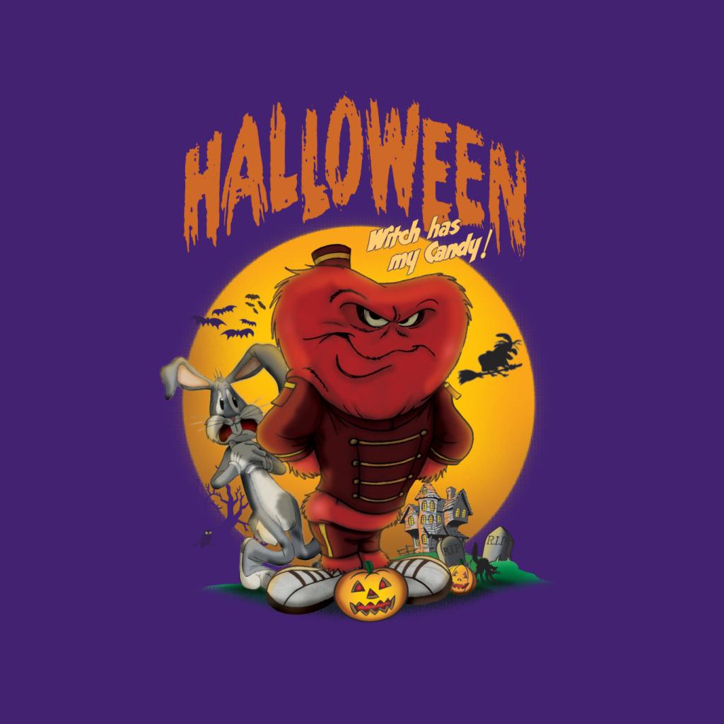 Looney Tunes Halloween Witch Has My Candy Women's Sweatshirt-ALL + EVERY
