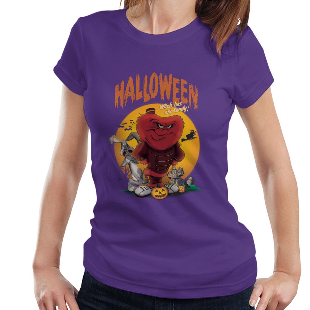 Looney Tunes Halloween Witch Has My Candy Women's T-Shirt-ALL + EVERY