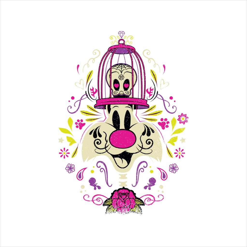 Looney Tunes Halloween Sylvester Tweety Skeleton Women's Sweatshirt-ALL + EVERY