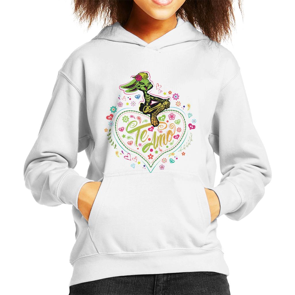 Looney Tunes Halloween Lola Bunny Te Amo Kid's Hooded Sweatshirt-ALL + EVERY