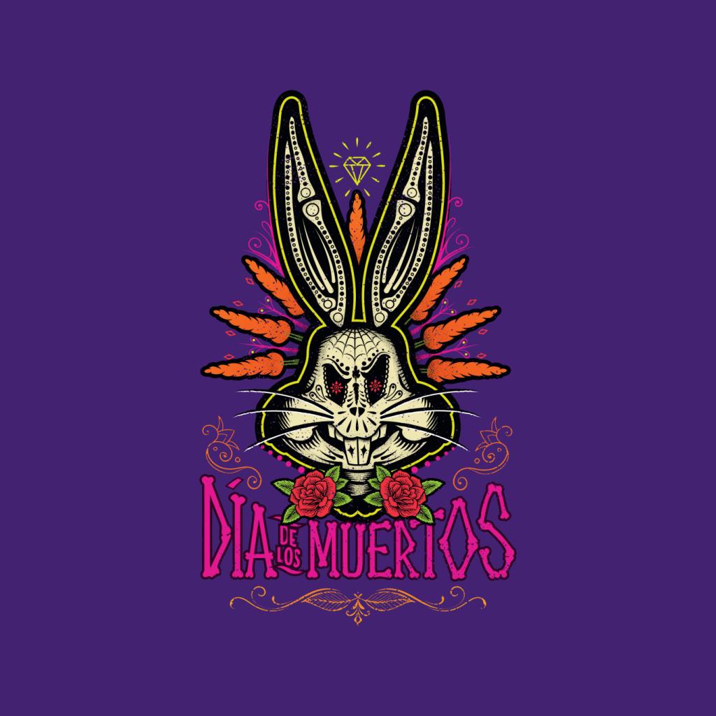 Looney Tunes Halloween Bugs Bunny Dia De Los Muertos Kid's Hooded Sweatshirt-ALL + EVERY